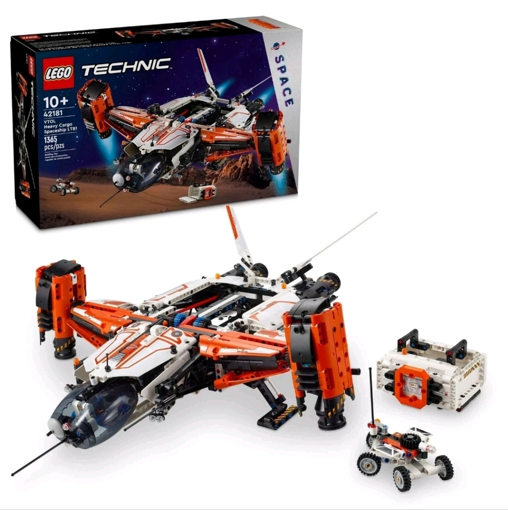 New LEGO Technic VTOL Heavy Cargo Spaceship BuildingToy 42181